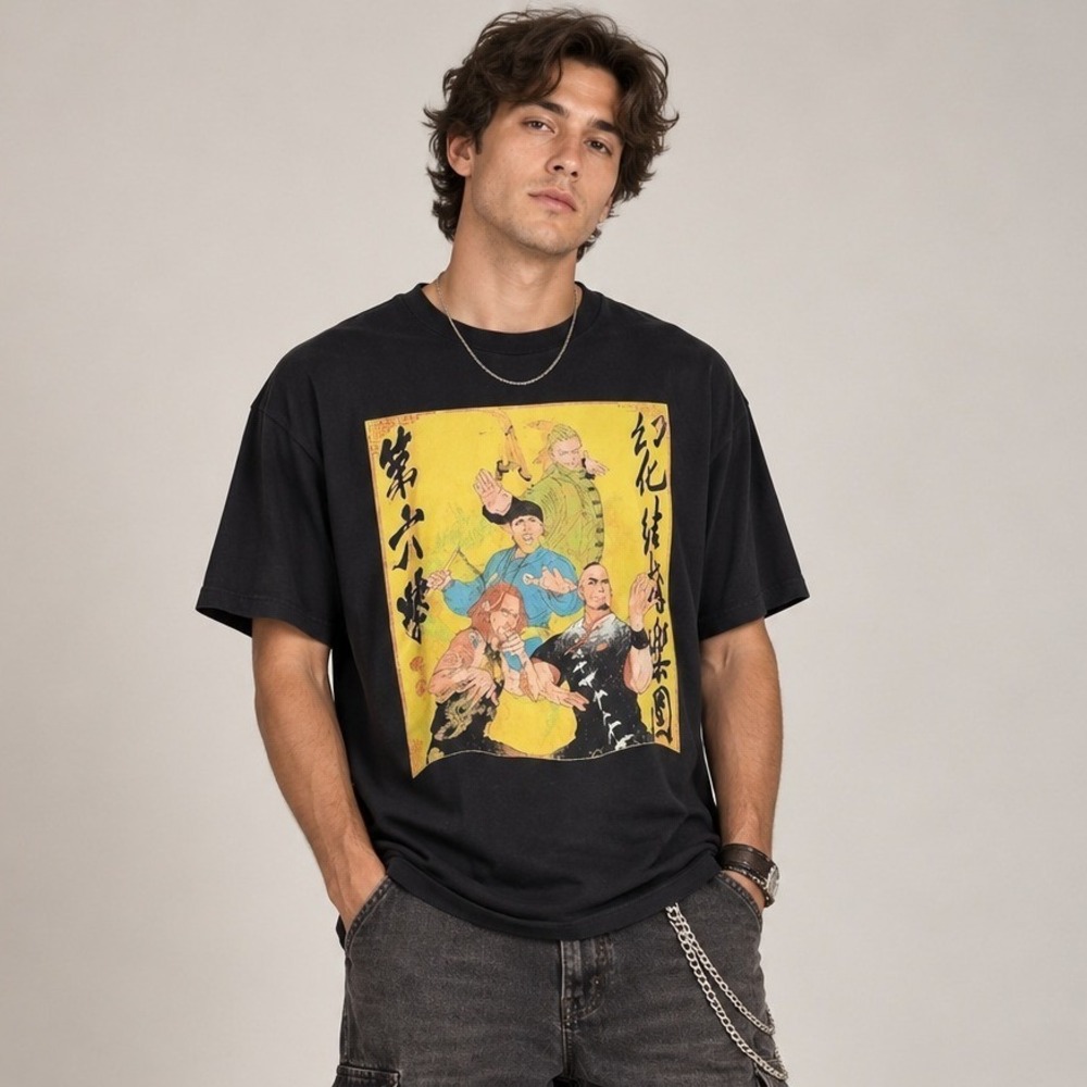 Alter‎ Bridge Kung Fu Band Tee Aya Onz Design Rare Deadstock Discontinued